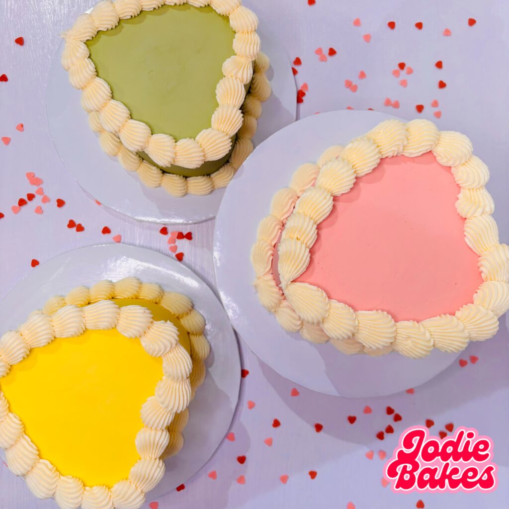 Heart Cake - personalised - small or large